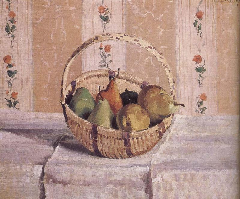 Camille Pissarro basket of apples and pears China oil painting art